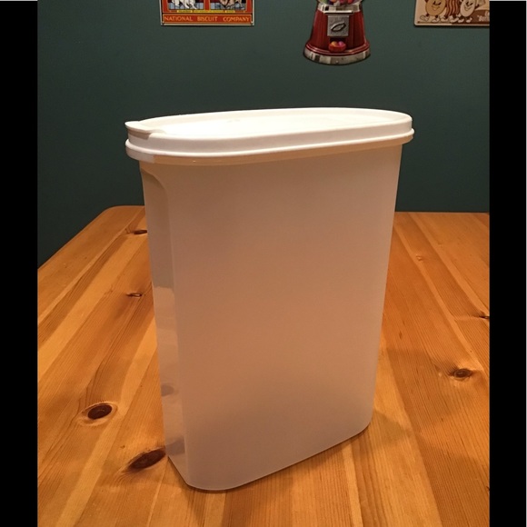 VINTAGE TUPPERWARE MODULAR MATE CEREAL / PASTA KEEPER WHITE SEAL - Picture 2 of 8